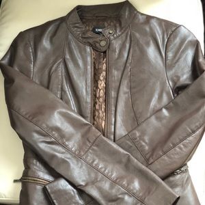 Bebe leather jacket.
